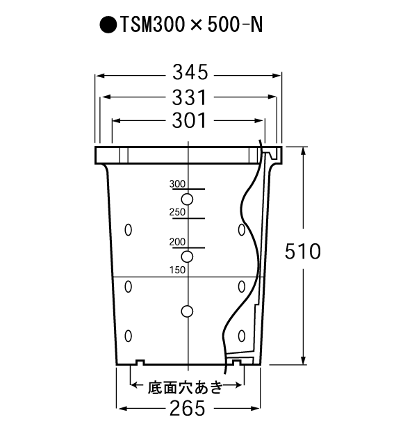 TSM300×500-N