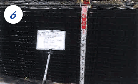 雨水貯留利用槽　出来形確認